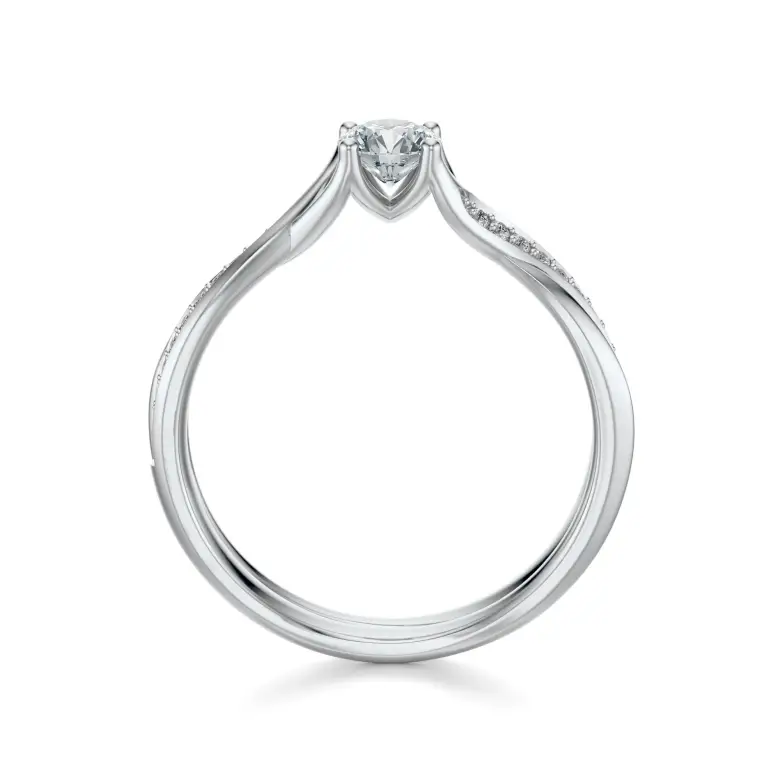 Pierścionek białe złoto z diamentami AJPZ_123